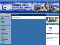 Frontpage screenshot for site: (http://www.gimnazija-cakovec.skole.hr/)