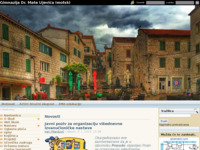 Frontpage screenshot for site: (http://www.gimnazija-mujevica-im.skole.hr/)