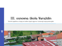 Frontpage screenshot for site: (http://os-treca-vz.skole.hr/)