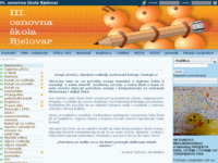 Frontpage screenshot for site: III. osnovna škola Bjelovar (http://www.os-treca-bj.skole.hr)