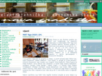Frontpage screenshot for site: Elektrotehnička i ekonomska škola Nova Gradiška (http://www.ees.hr)