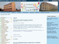 Frontpage screenshot for site: (http://www.os-igkovacic-dj.skole.hr/)