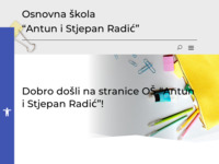 Frontpage screenshot for site: Osnovna škola Antun i Stjepan Radić - Gunja (http://os-antunistjepanradic-gunja.skole.hr/)