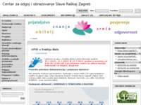 Frontpage screenshot for site: Centar za odgoj i obrazovanje Slava Raškaj - Zagreb (http://centar-sraskaj-zg.skole.hr/)