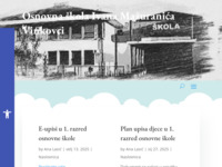 Frontpage screenshot for site: (http://os-imazuranica-vk.skole.hr/)