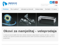 Frontpage screenshot for site: Indigo Adria, Zagreb (http://www.indigoadria.hr)