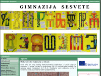 Frontpage screenshot for site: (http://gimnazija-sesvete.skole.hr)