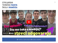 Slika naslovnice sjedišta: Strojarska tehnička škola Fausta Vrančića (http://www.stsfv.hr)