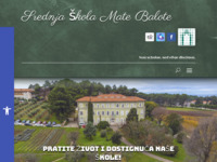 Frontpage screenshot for site: (http://ss-mbalote-porec.skole.hr)