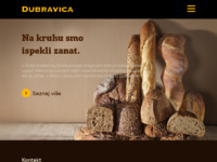 Frontpage screenshot for site: (http://www.pekara-dubravica.hr)