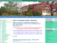 Frontpage screenshot for site: Šumarska i drvodjeljska škola Karlovac (http://www.ss-sumarskaidrvodjeljska-ka.skole.hr/)