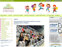 Frontpage screenshot for site: Osnovna škola Drenje (http://www.os-drenje.skole.hr)
