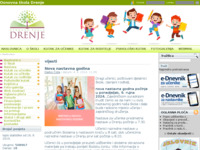 Frontpage screenshot for site: (http://www.os-drenje.skole.hr)