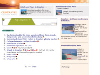 Frontpage screenshot for site: (http://www.kroatien-links.de/reiseziele-istrien.htm)