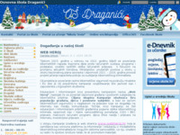 Frontpage screenshot for site: (http://www.os-draganici.skole.hr)