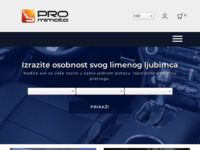 Frontpage screenshot for site: Pro Mimato (http://www.pro-mimato.hr/)