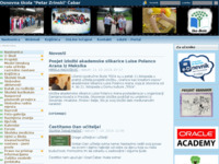 Frontpage screenshot for site: (http://www.os-pzrinski-cabar.skole.hr/)