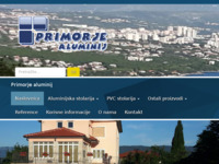 Frontpage screenshot for site: (http://primorje-aluminij.hr)