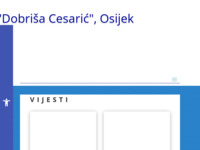 Frontpage screenshot for site: Osnovna škola Dobriša Cesarić, Osijek (http://os-dcesaric-os.skole.hr/)