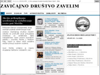 Frontpage screenshot for site: Zavičajno društvo Zavelim (http://www.zavelim.hr)