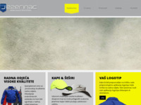Frontpage screenshot for site: (http://radna-odjeca.com/)