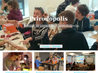 Frontpage screenshot for site: Udruga Prirodopolis (http://www.prirodopolis.hr)