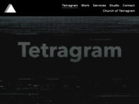 Frontpage screenshot for site: (http://www.tetragram.eu)