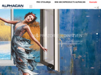 Frontpage screenshot for site: ALPHACAN - Profil s potpisom (http://www.alphacan.hr)