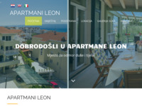 Frontpage screenshot for site: Apartmani Leon - Podstrana (http://www.apartmani-podstrana-buble.hr/)