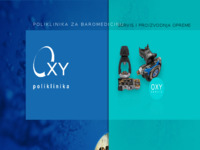 Frontpage screenshot for site: Poliklinika za baromedicinu Oxy (http://oxy.hr)