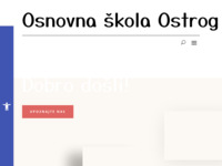 Frontpage screenshot for site: Osnovna škola Ostrog (http://os-ostrog-kastelluksic.skole.hr/)