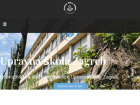 Frontpage screenshot for site: (http://www.ss-upravnaskolazagreb-zg.skole.hr/)