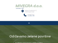 Frontpage screenshot for site: (http://www.mivegra.hr)