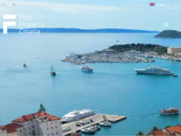 Frontpage screenshot for site: (http://firstpropertycroatia.com/)