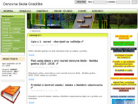 Frontpage screenshot for site: Osnovna škola Gradište (http://www.os-gradiste.skole.hr)