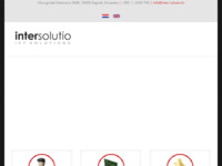 Frontpage screenshot for site: Inter Solutio d.o.o. (http://www.inter-solutio.hr)