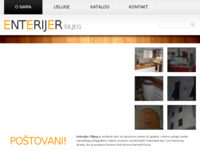 Frontpage screenshot for site: (http://www.enterijersiljeg.hr)