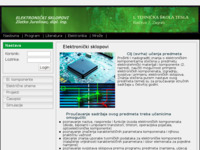 Frontpage screenshot for site: Elektronički sklopovi (http://sklopovi.66ghz.com)