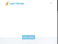 Frontpage screenshot for site: Topić - servis za čišćenje (http://topic-ciscenje.hr)