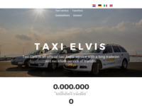 Frontpage screenshot for site: (http://taxi-elvis.hr/)