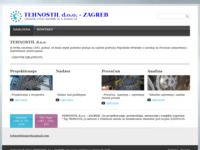 Frontpage screenshot for site: (http://www.tehnostil.hr)