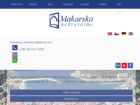 Frontpage screenshot for site: Makarska Nekretnine agencija (http://www.makarskanekretnineagencija.com)