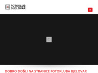 Frontpage screenshot for site: (http://ztkgbj.info/fotoklub-bjelovar)