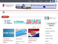 Frontpage screenshot for site: (http://gradsupetar.hr)