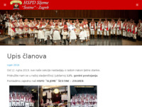 Frontpage screenshot for site: HSPD Sljeme (http://hspdsljeme.hr)