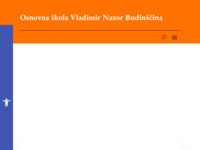 Frontpage screenshot for site: (http://os-vnazor-budinscina.skole.hr/)