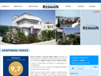 Frontpage screenshot for site: Apartmani Vodice (http://vodice-apartments.net/)