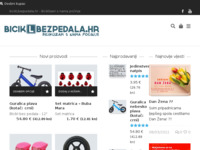Frontpage screenshot for site: Bicikl Bez Pedala (http://www.biciklbezpedala.hr)