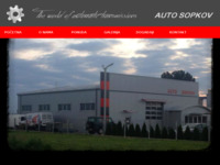 Frontpage screenshot for site: Auto Sopkov (http://www.autosopkov.com)