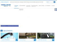 Frontpage screenshot for site: Vodne usluge d.o.o. (http://vodneusluge-bj.hr)